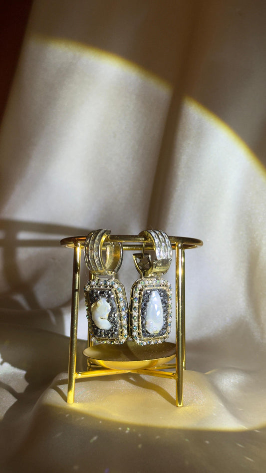 Vintage Cameo Earrings