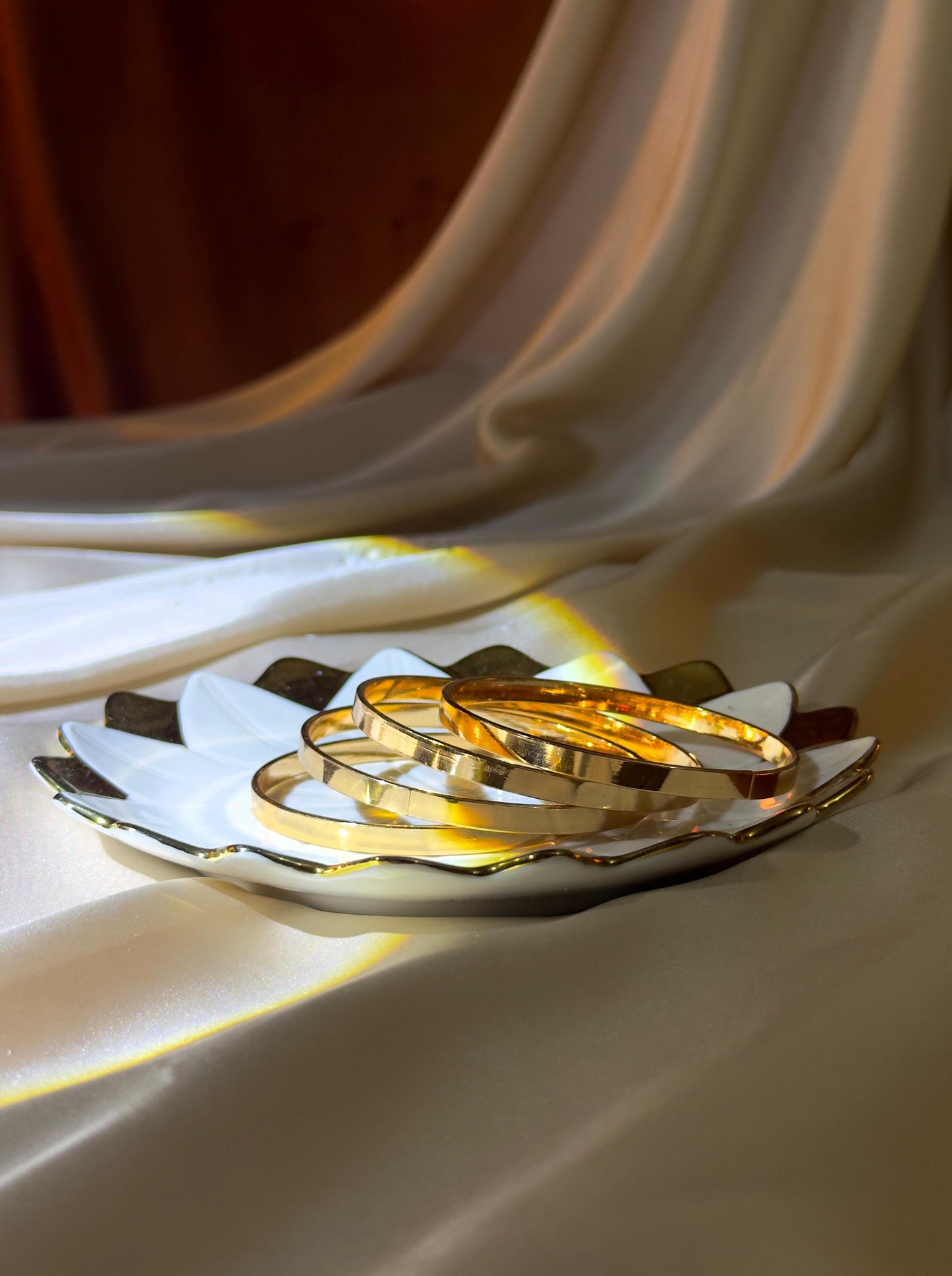 Classic Gold-Plated Bangles