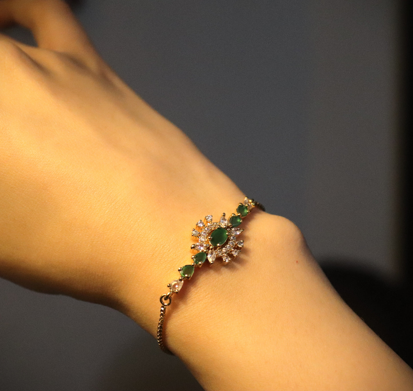 Emerald Radiance Bracelet