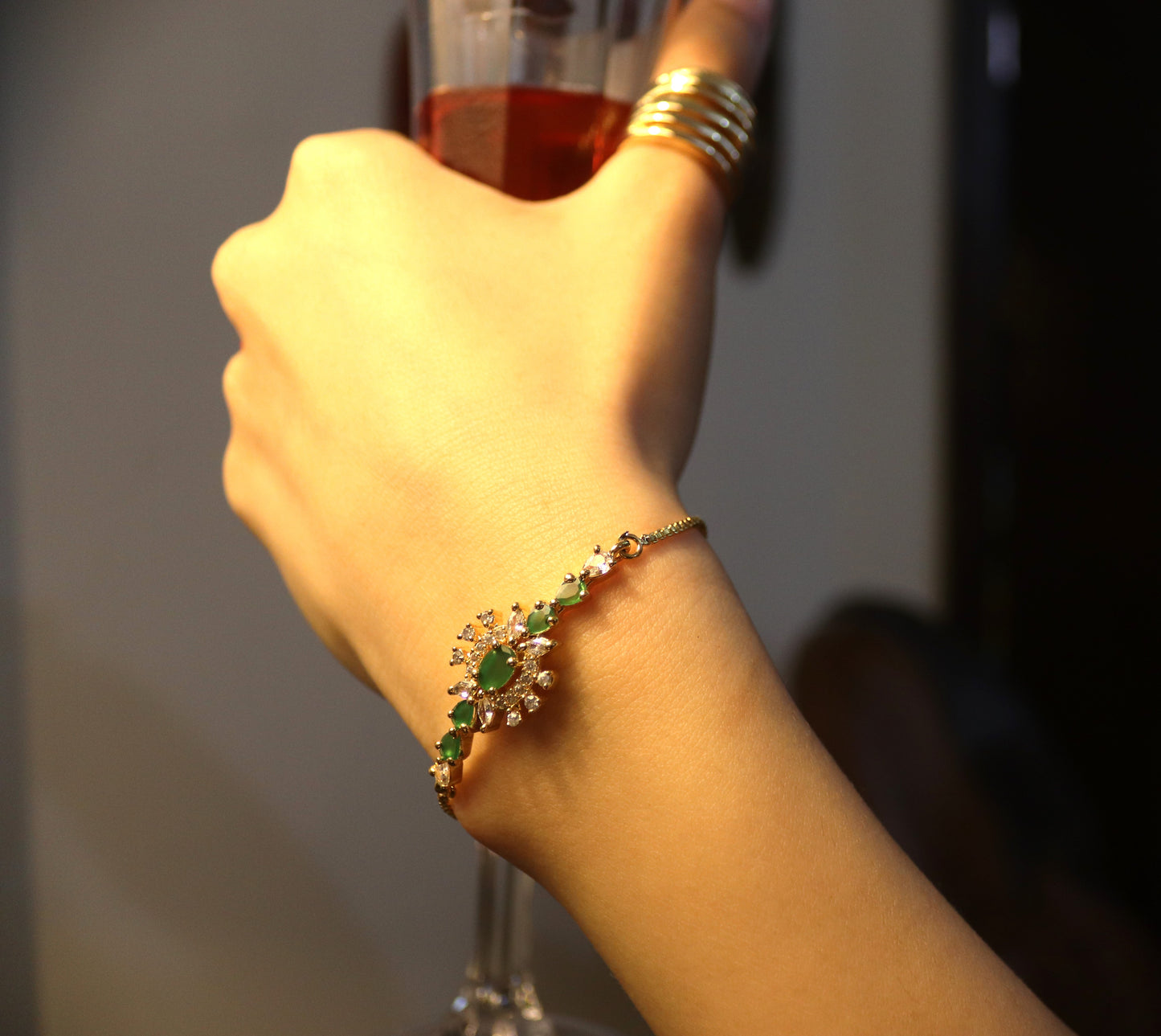 Emerald Radiance Bracelet