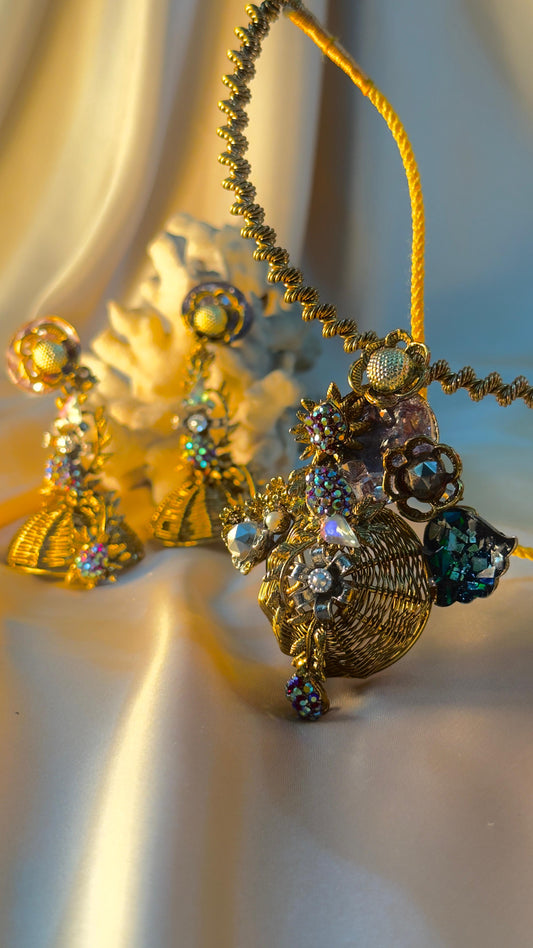 Golden Floral Handmade Set